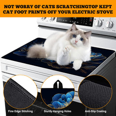 AOHMPT stove top cover top layer resists heat up to 248°F.