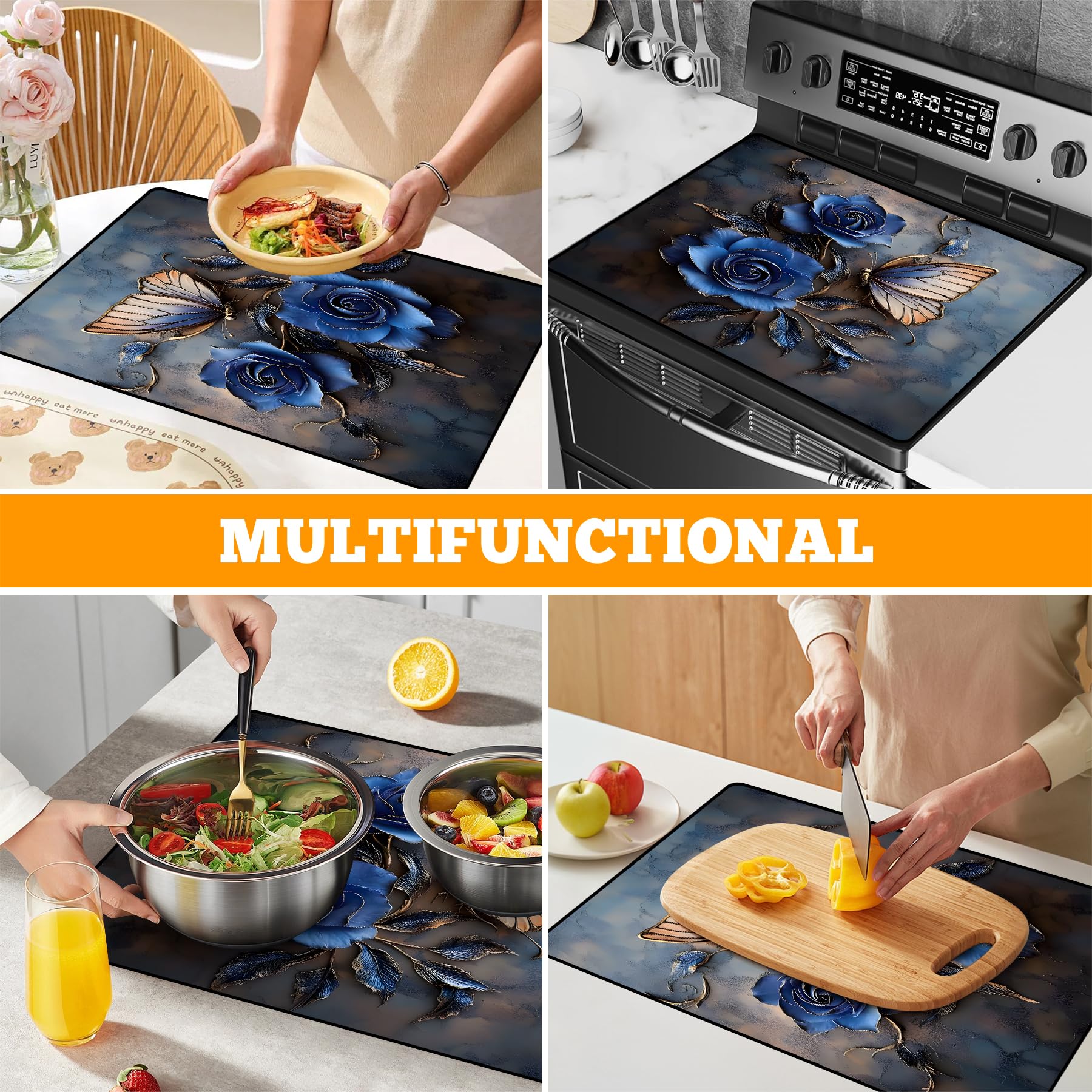 AOHMPT 28x20 universal-fit cover fits most electric or induction stoves