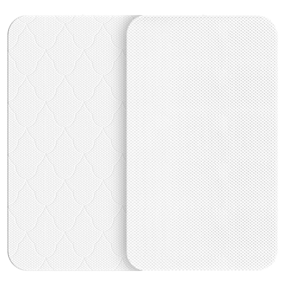 AOHWIDER 35x20 bassinet mattress close-up highlighting gel memory foam comfort.