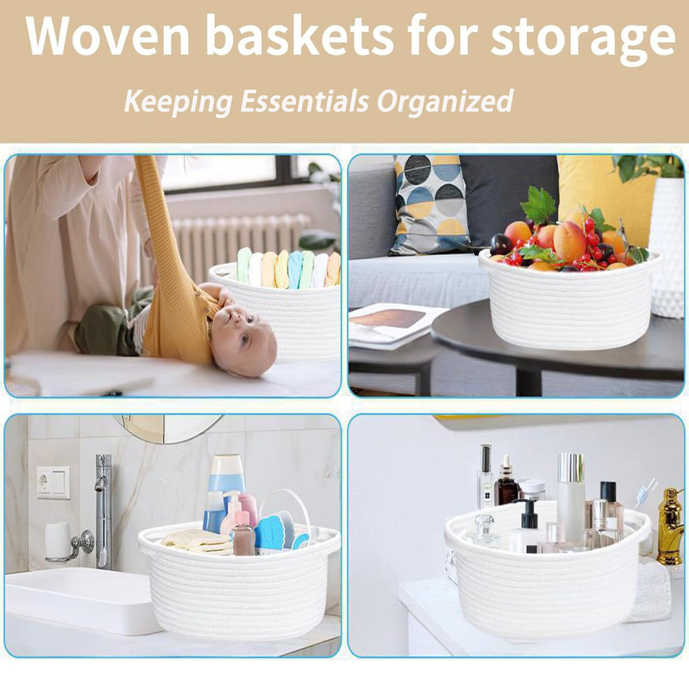 Aoiutrn rustic woven basket serves as a charming gift box.