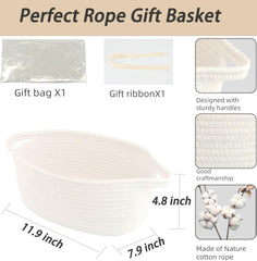 Aoiutrn gift-ready basket ideal for organizing toys.