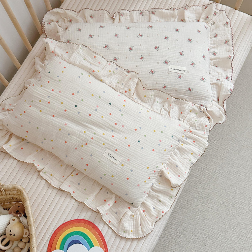AOJIM 4-layer muslin pillowcase stays soft and durable after washing.