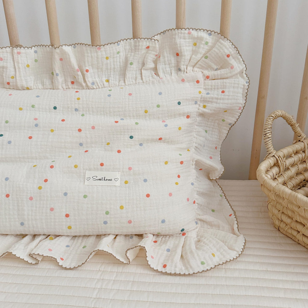 AOJIM 20x14 inch pillowcase fits crib or stroller cushions.
