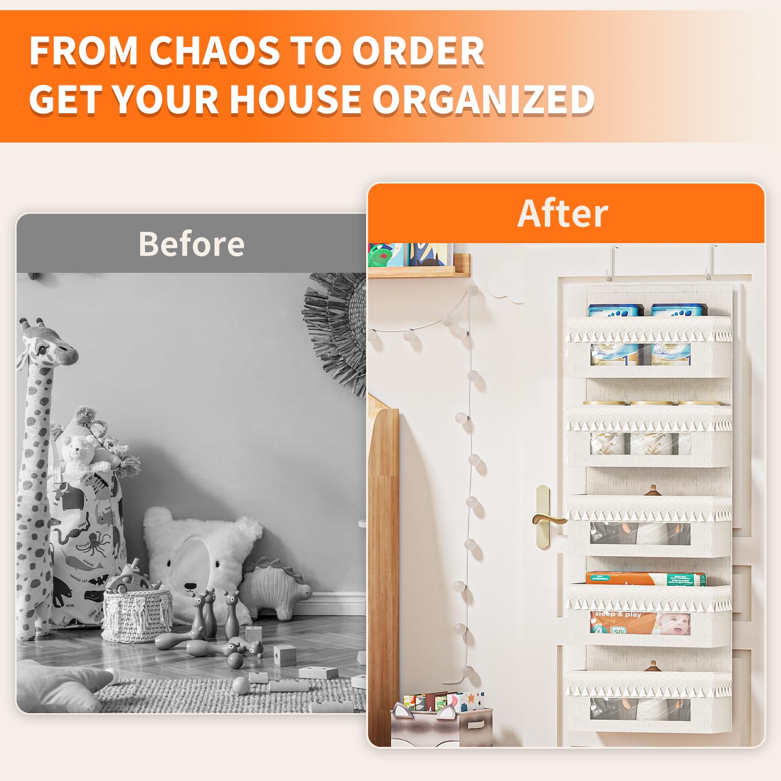 Aokeyee bathroom and laundry storage organizer for toiletries and cosmetics.