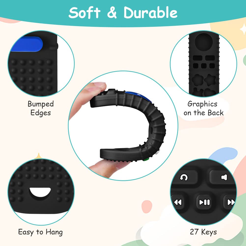 Aolso pacifier clip set keeps teether within reach for babys