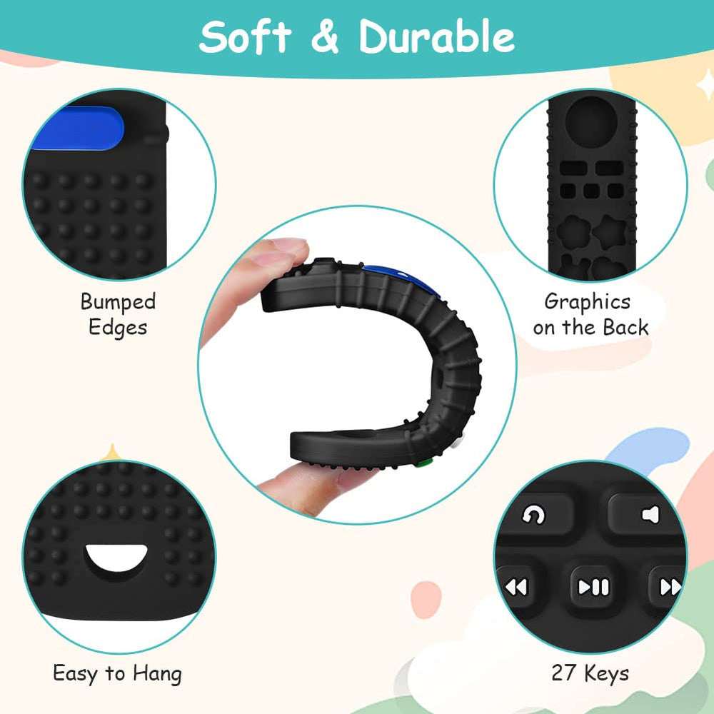 Aolso pacifier clip set keeps teether within reach for babys