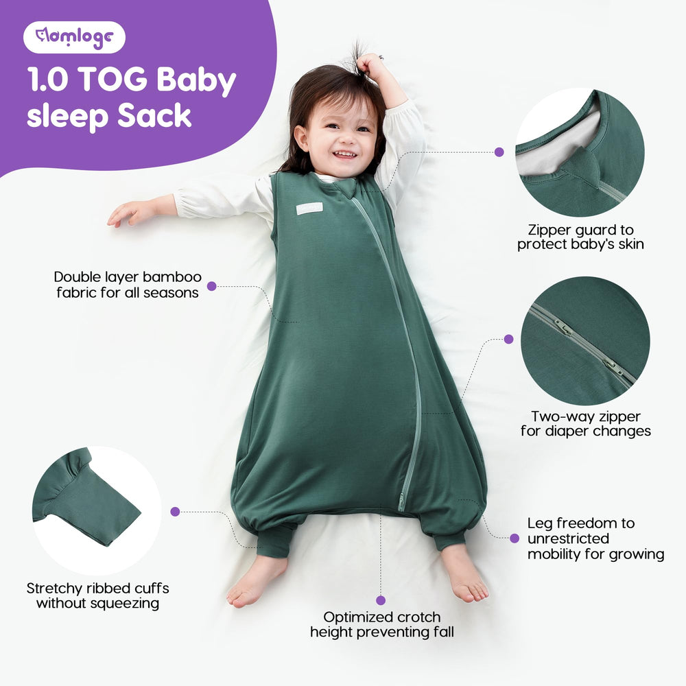 Aomloge PuppyCozy full-length zipper ensures quick diaper changes with no snagging.