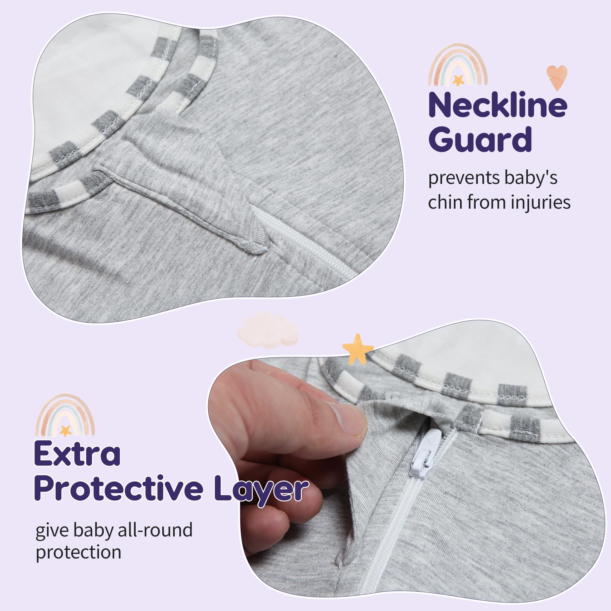 Aomloge PuppyPaws four sizes fit babies 0-15 months for secure wrapping