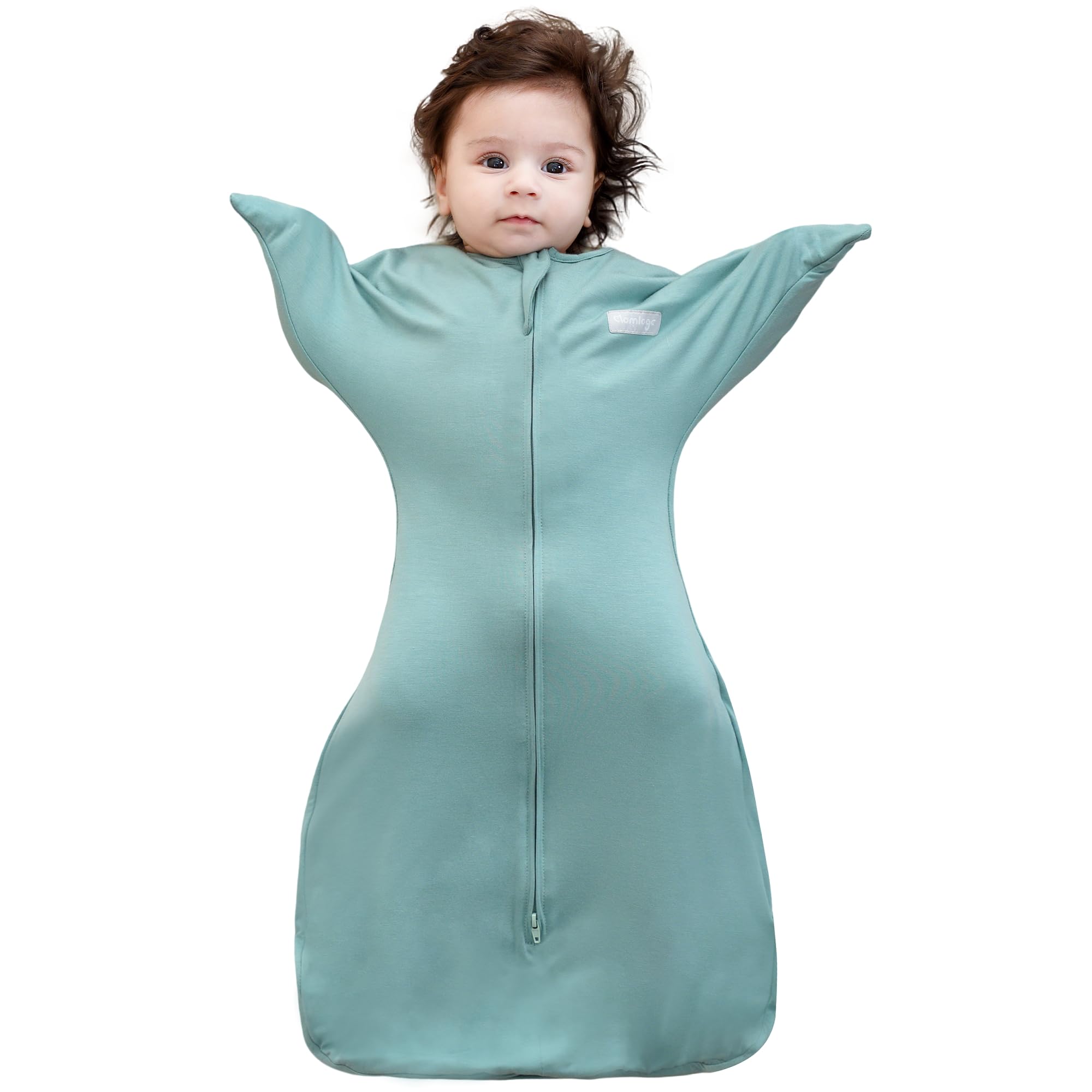 Aomloge PuppyPaws sleep sack front view in soft bamboo fabric.