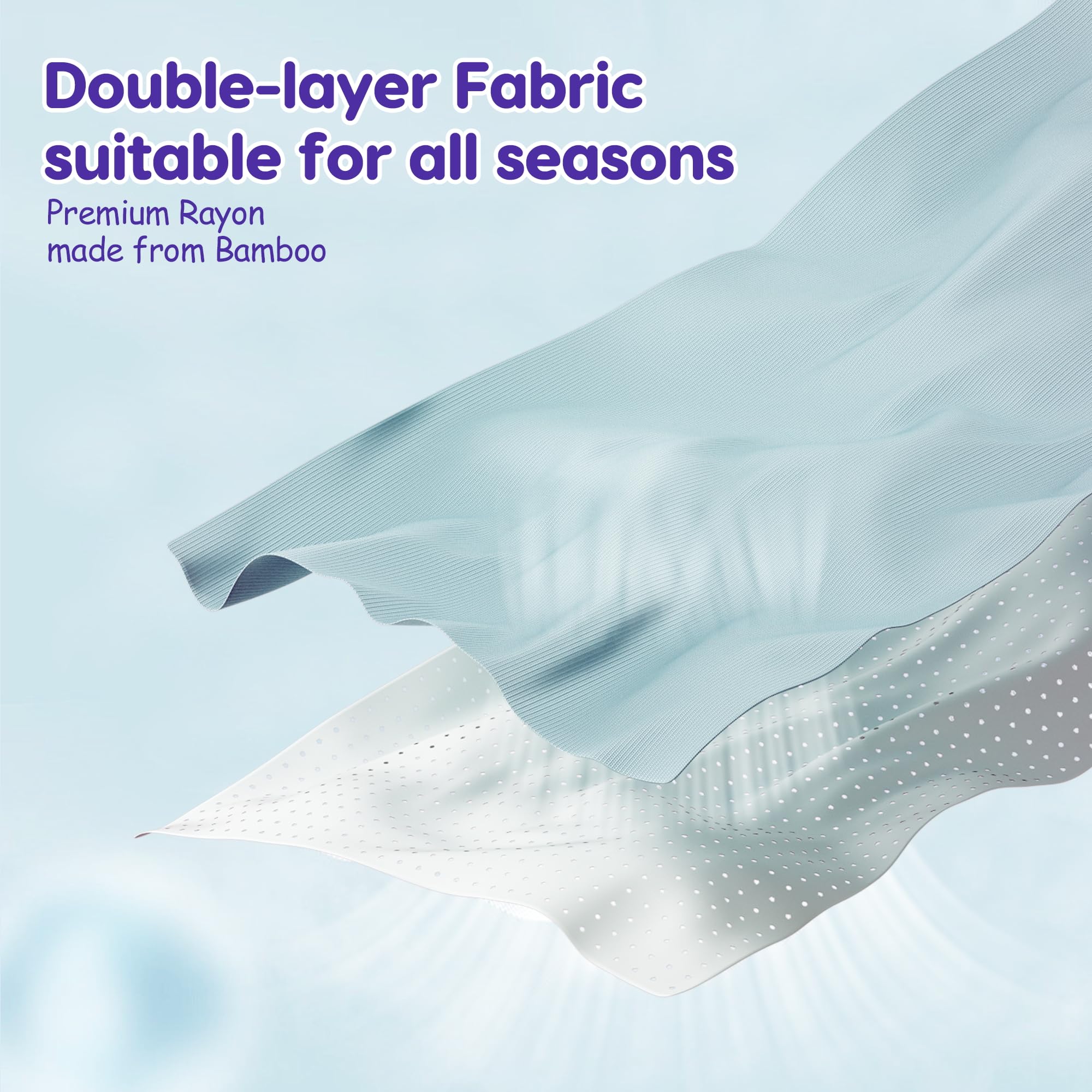 Packaging for Aomloge PuppyPaws sleep sack highlighting sustainability.