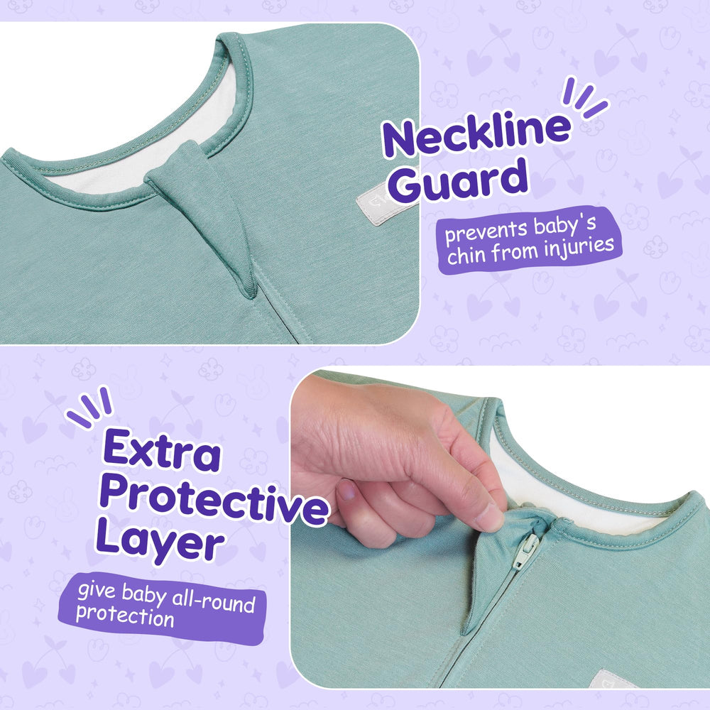 Aomloge PuppyPaws sleep sack size options for 3-15 months.