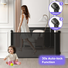 Aomloge skirting-friendly installation preventing wall damage while containing pets