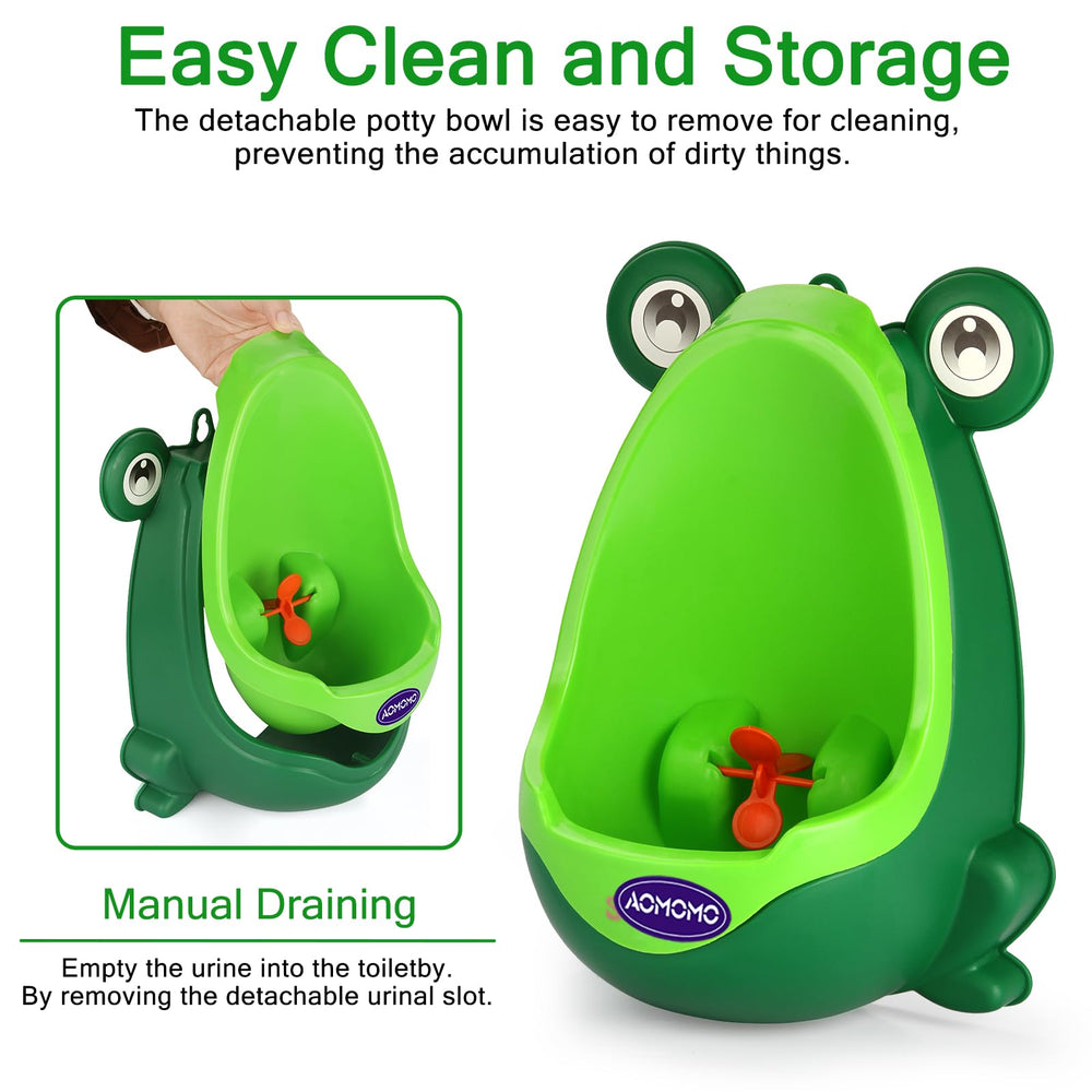 AOMOMO wall hook option for adjustable, growing-height placement.