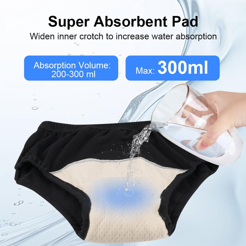 AOOWU closeup of absorbent inner layer for quick absorption and odor control.