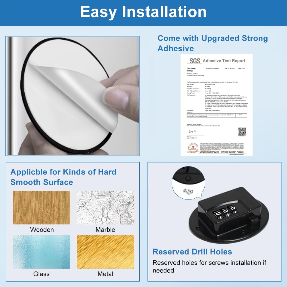 AOSITE digital 3-digit lock offers easy, secure access for adults and guardians.