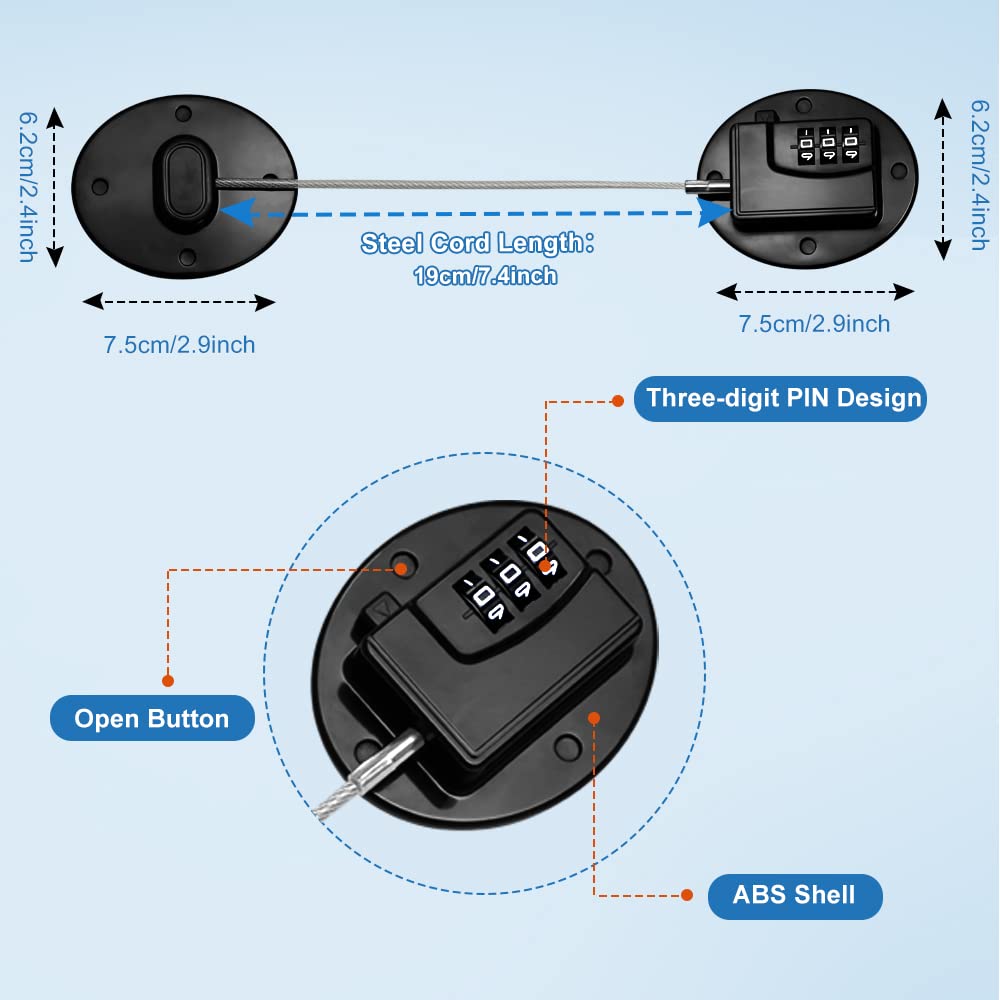 AOSITE easy-installation fridge lock simplifies setup with adhesive or screws.