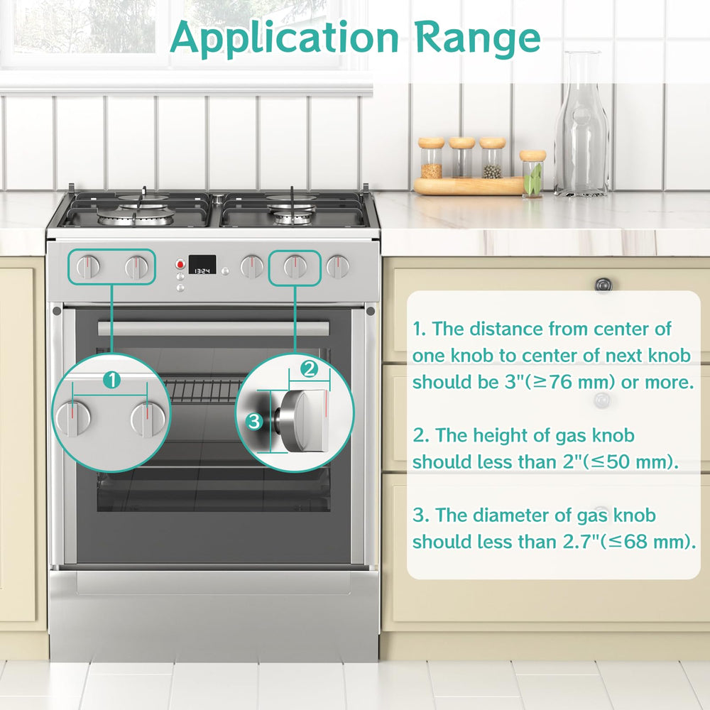 AOSITE five-pack safety kit for gas and electric stoves in busy kitchens.