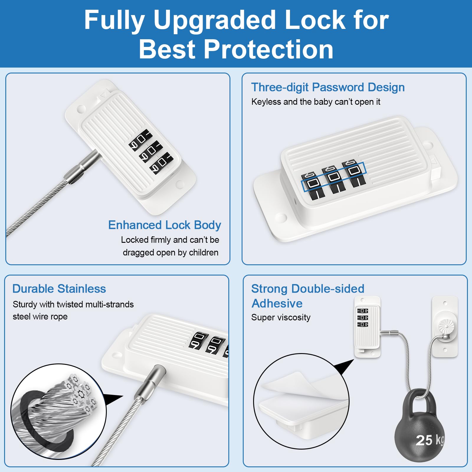 AOSITE adhesive-backed installation for damage-free mounting.