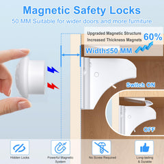 AOSITE locks installed inside cabinet doors for invisible, clean look