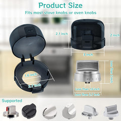 AOSITE double-button design knob cover prevents curious children from turning knobs.
