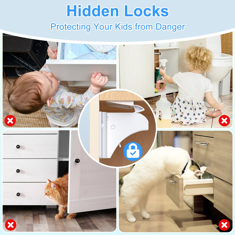 AOSITE lock in unlocked position allows quick adult access