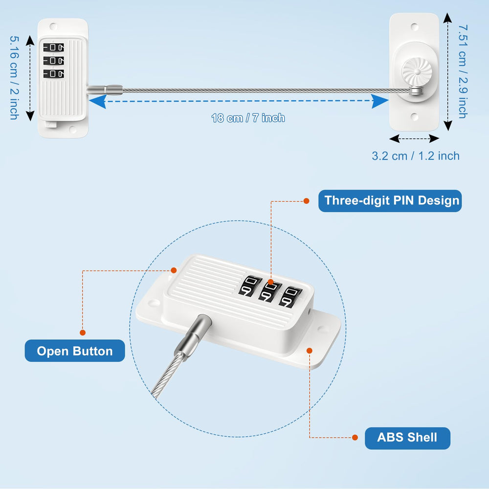 AOSITE versatile use on fridge, drawers, cabinets, and appliances.