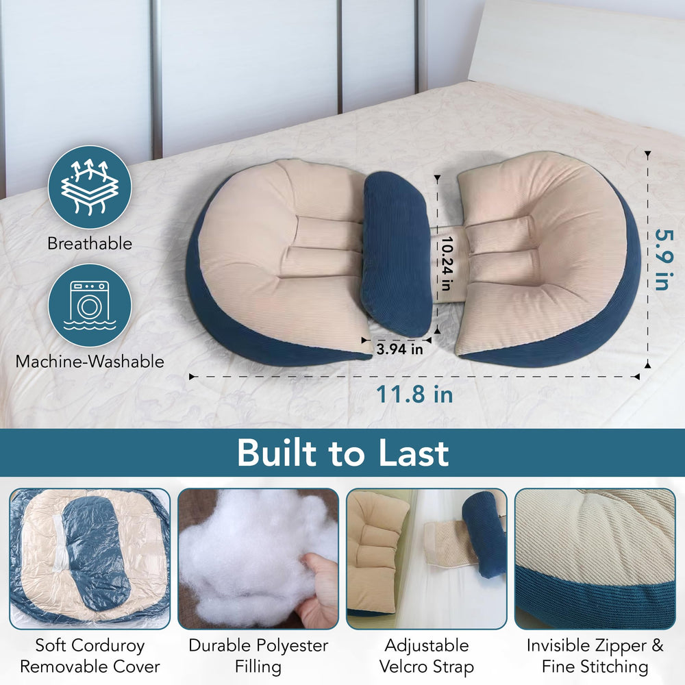 AOUDEH ALSHABEEB C-shaped design providing back support for restful sleep