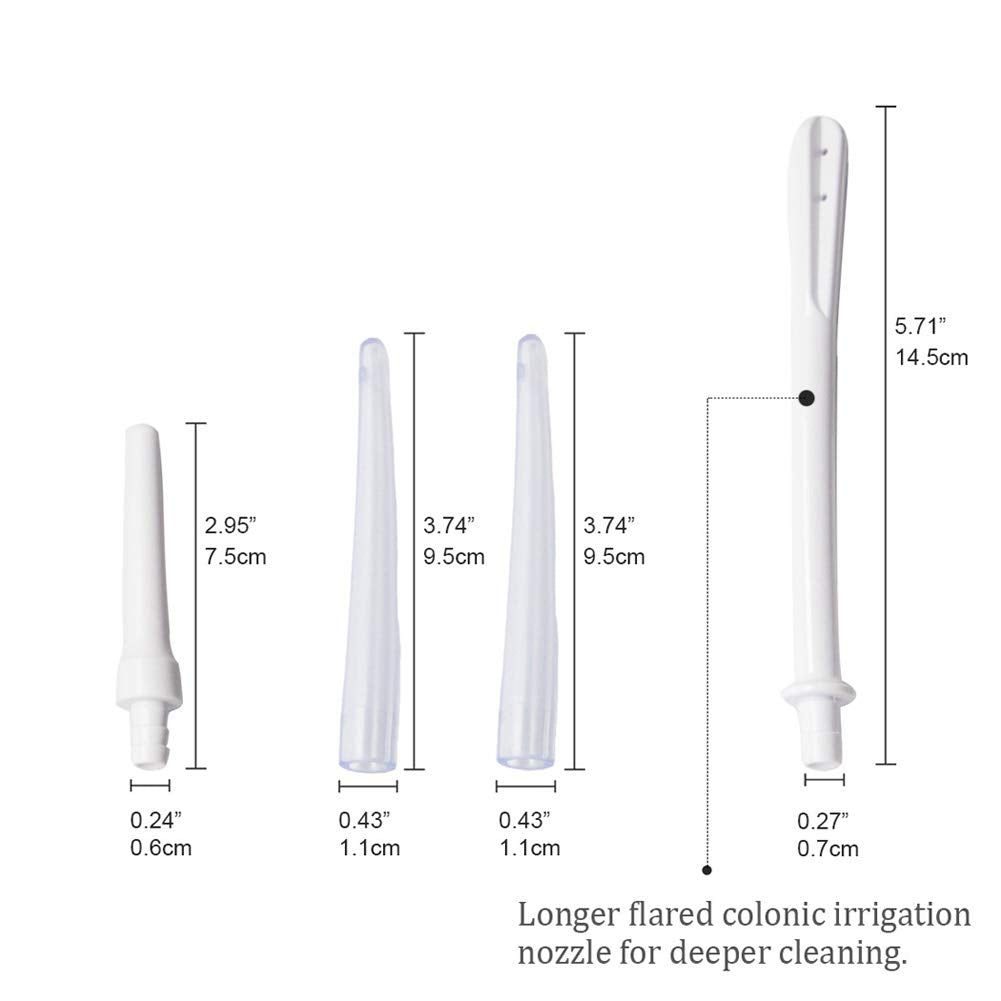 AOVIOANDY smooth head insert nozzle offers comfortable entry and flexible positioning.