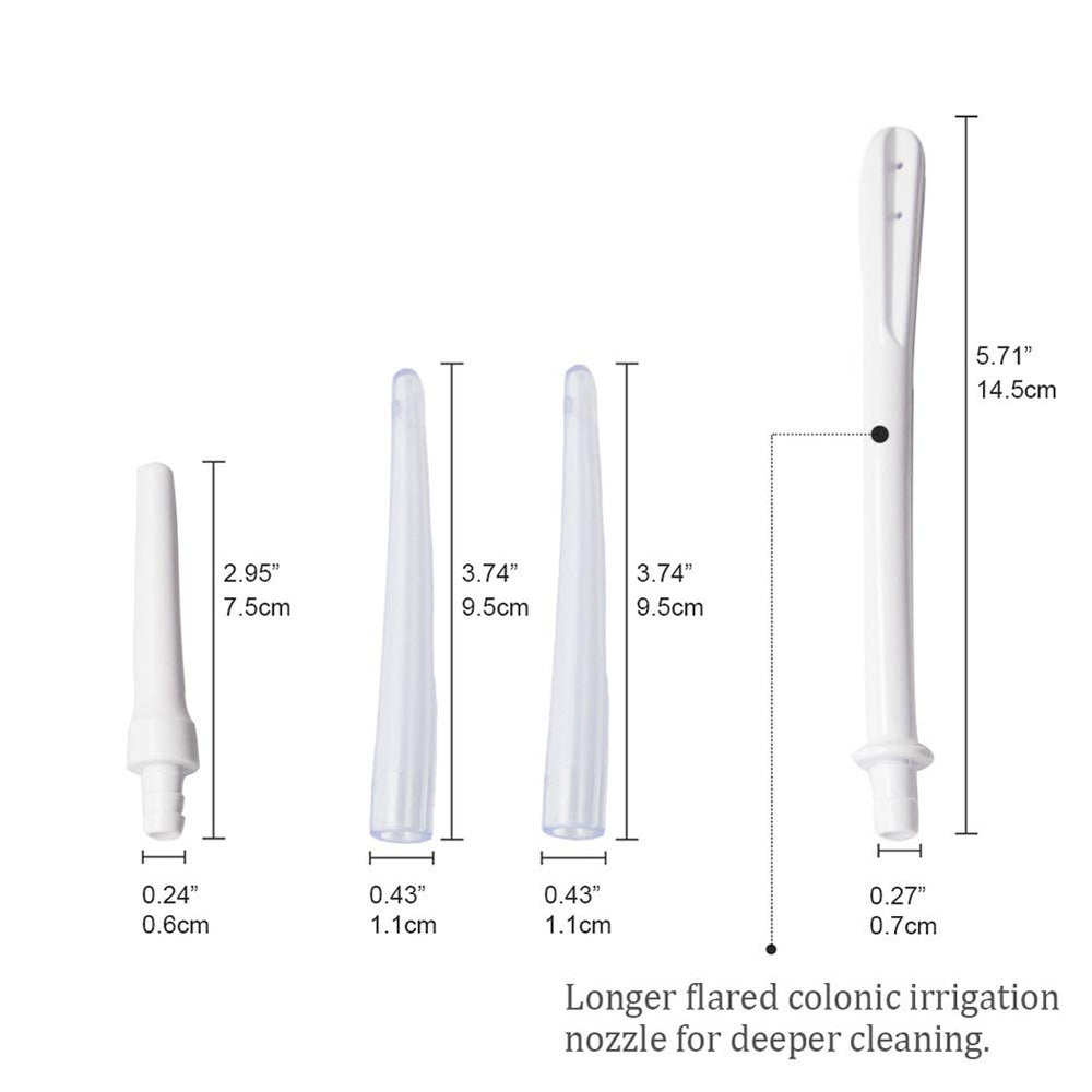 AOVIOANDY smooth head insert nozzle offers comfortable entry and flexible positioning.