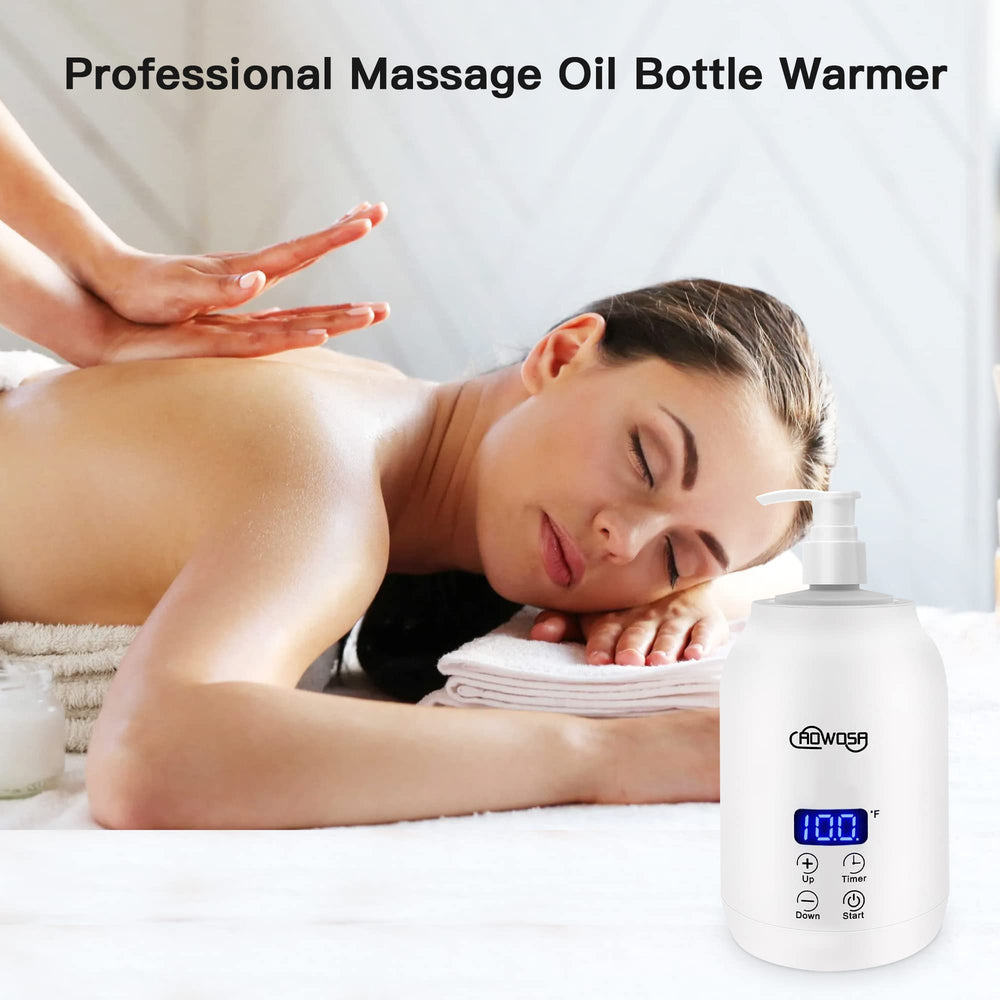 AOWOSA automatic timed heating helps schedule warm oils.