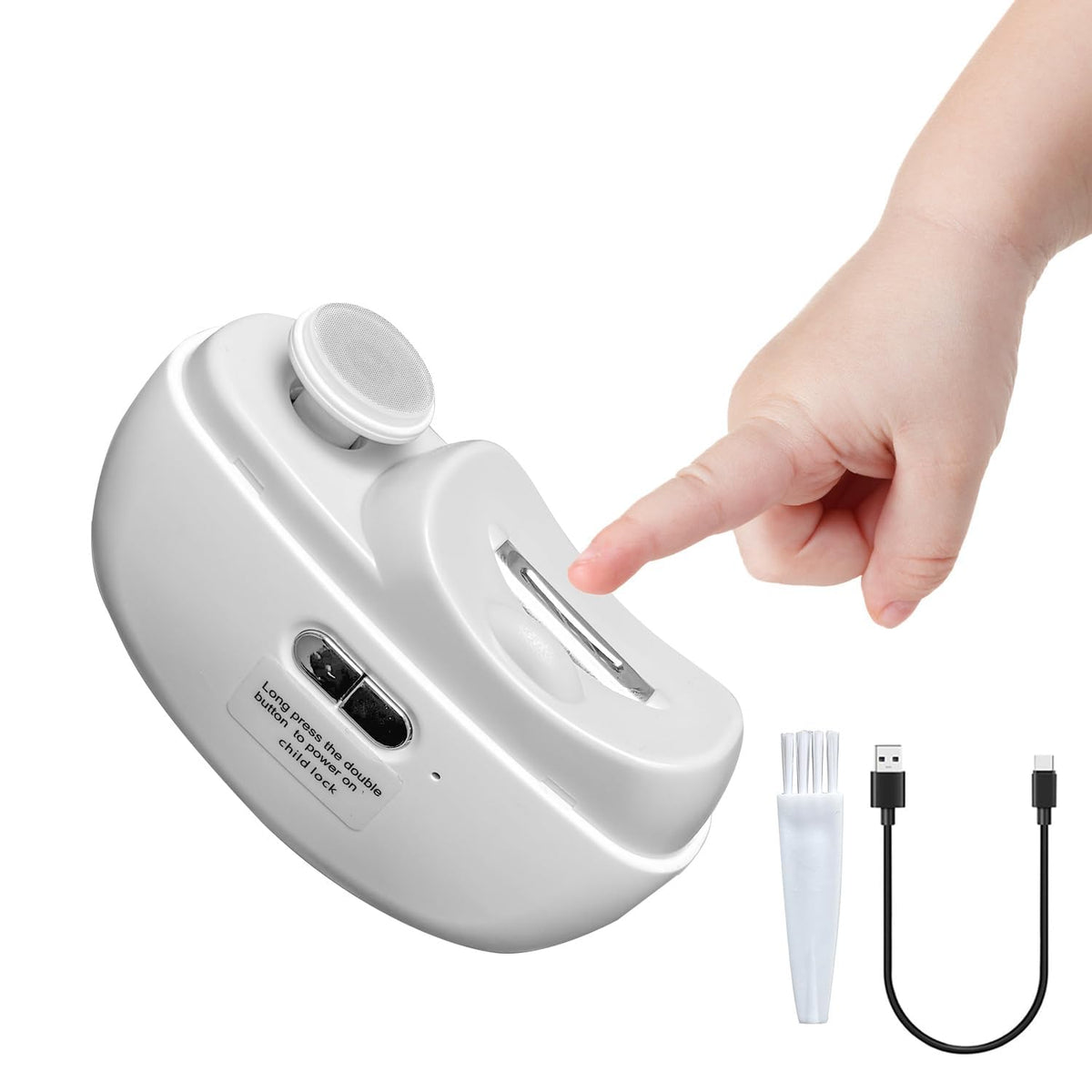 AOXOGFLY 2-in-1 nail clipper with light for precise trimming