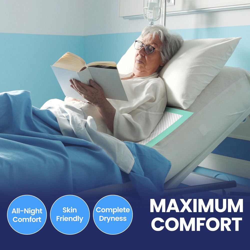 AOZITA 50-pack underpads act as chair protectors for multipurpose use