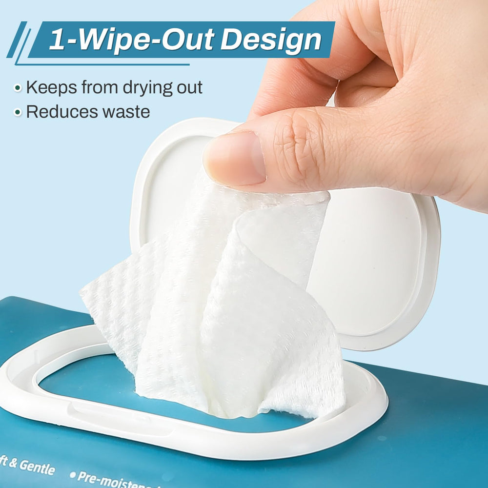 AOZITA one-wipe-out dispensing keeps wipes fresh and mess-free