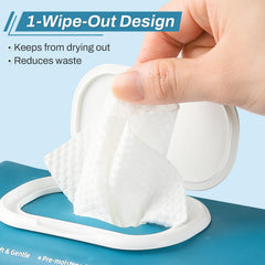 AOZITA one-wipe-out dispensing keeps wipes fresh and mess-free