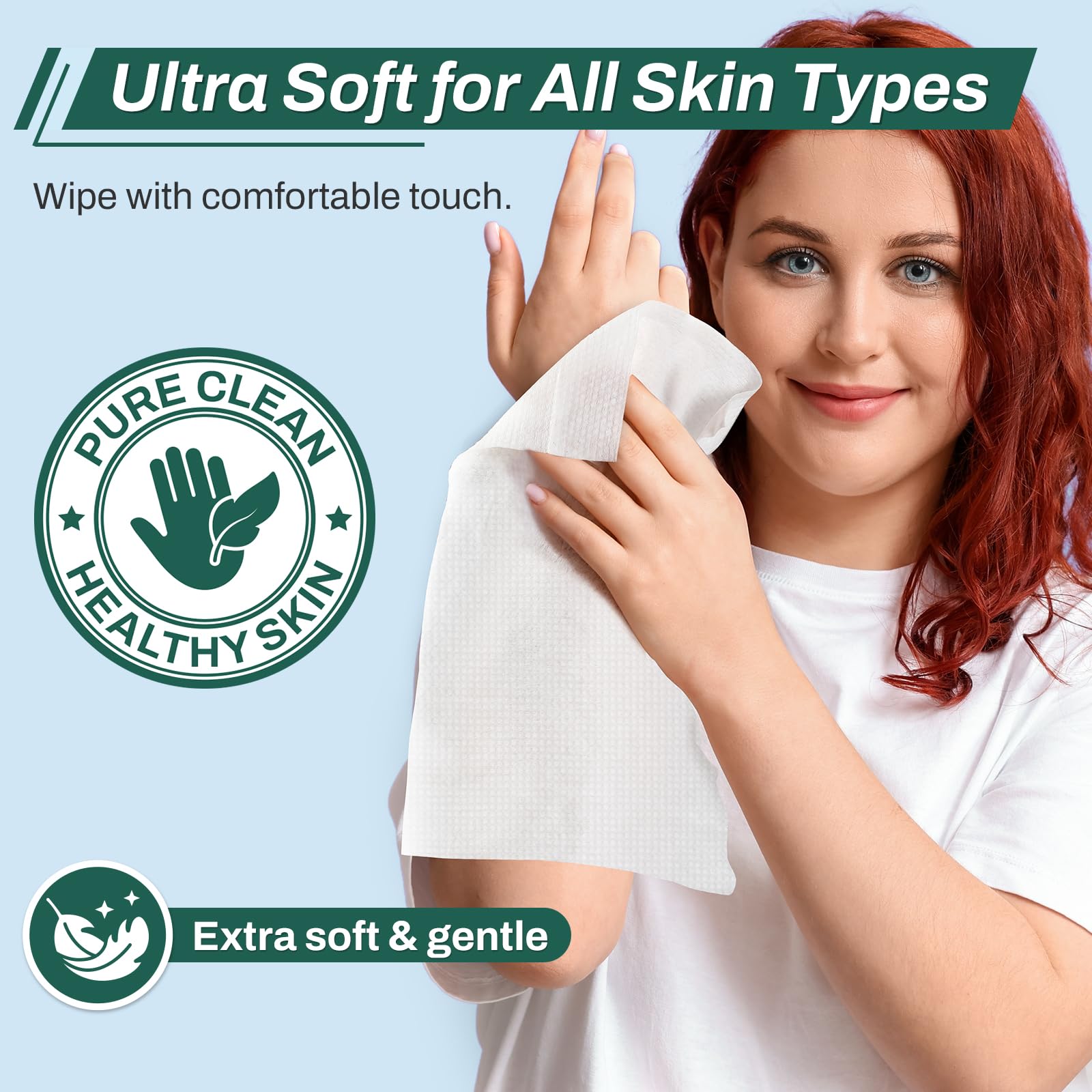 AOZITA one wipe out dispensing keeps wipes fresh and clipping-free