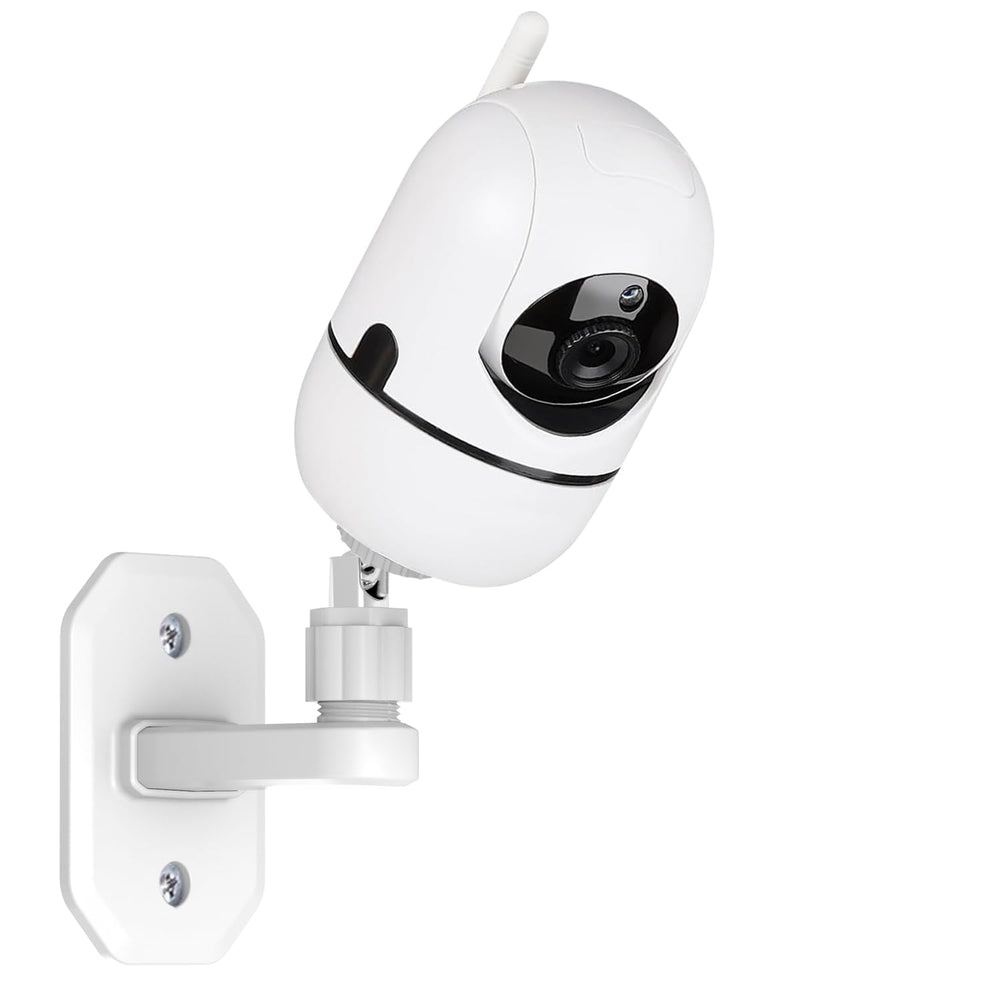 AOZTSUN adjustable mount side view enables flexible aiming for monitoring baby's room.