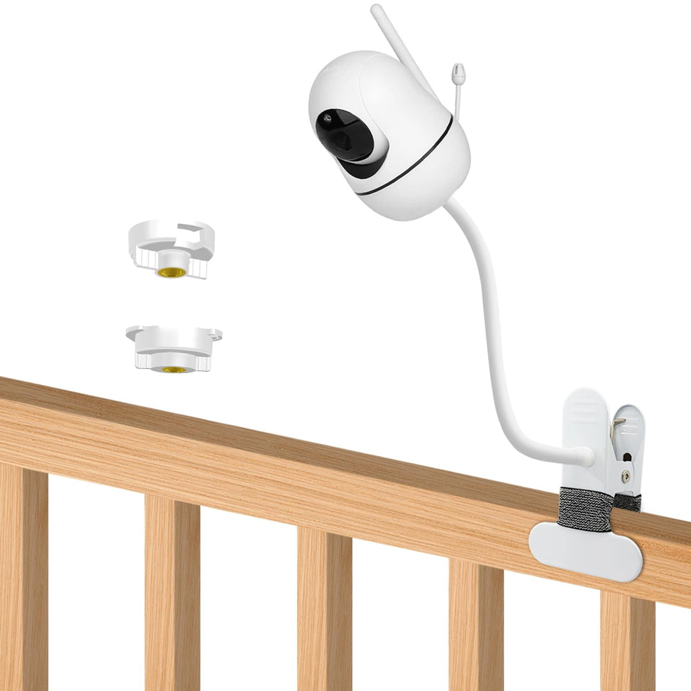 AOZTSUN baby monitor mount clip clamps securely to a surface
