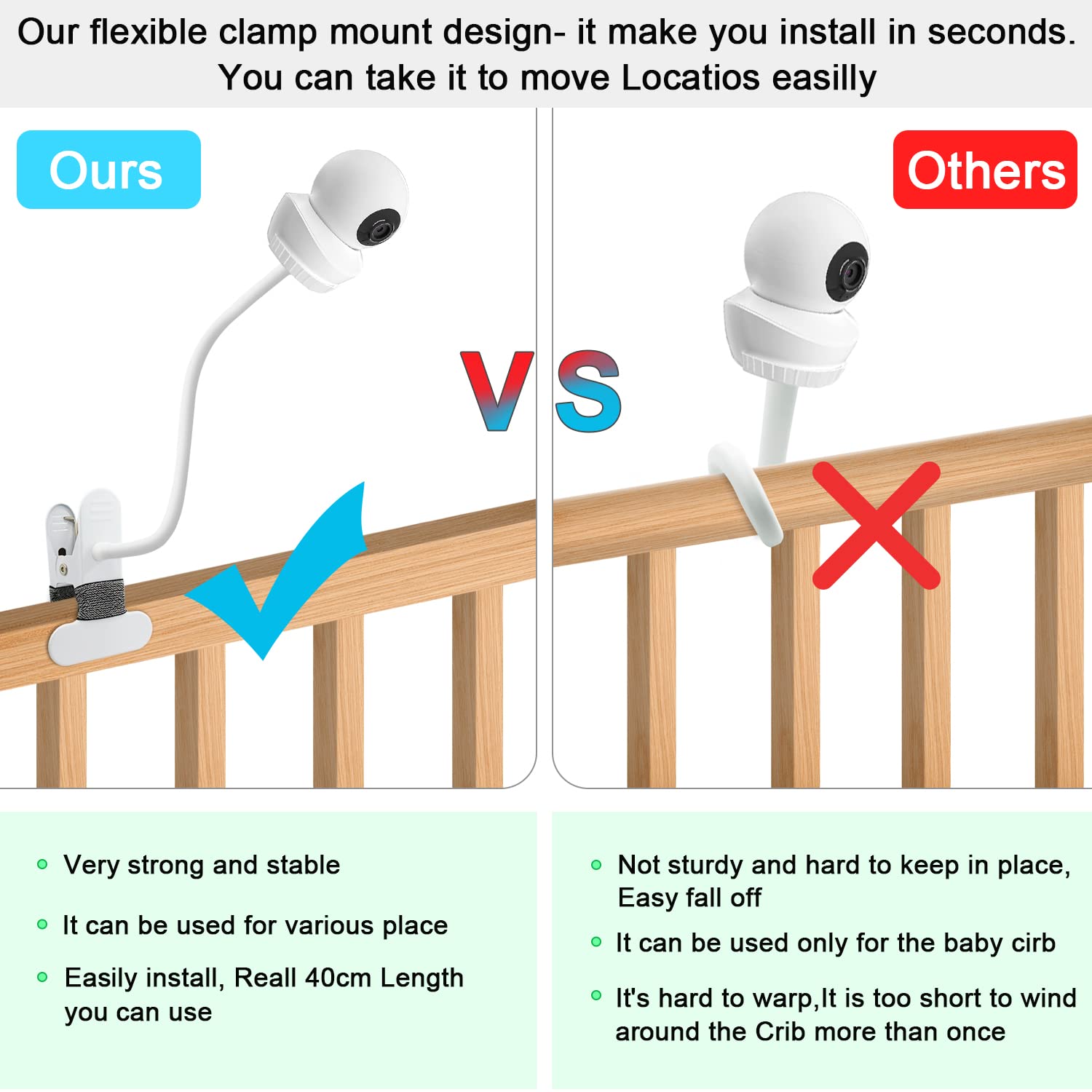 AOZTSUN adjustable clamp pad protects furniture during mounting