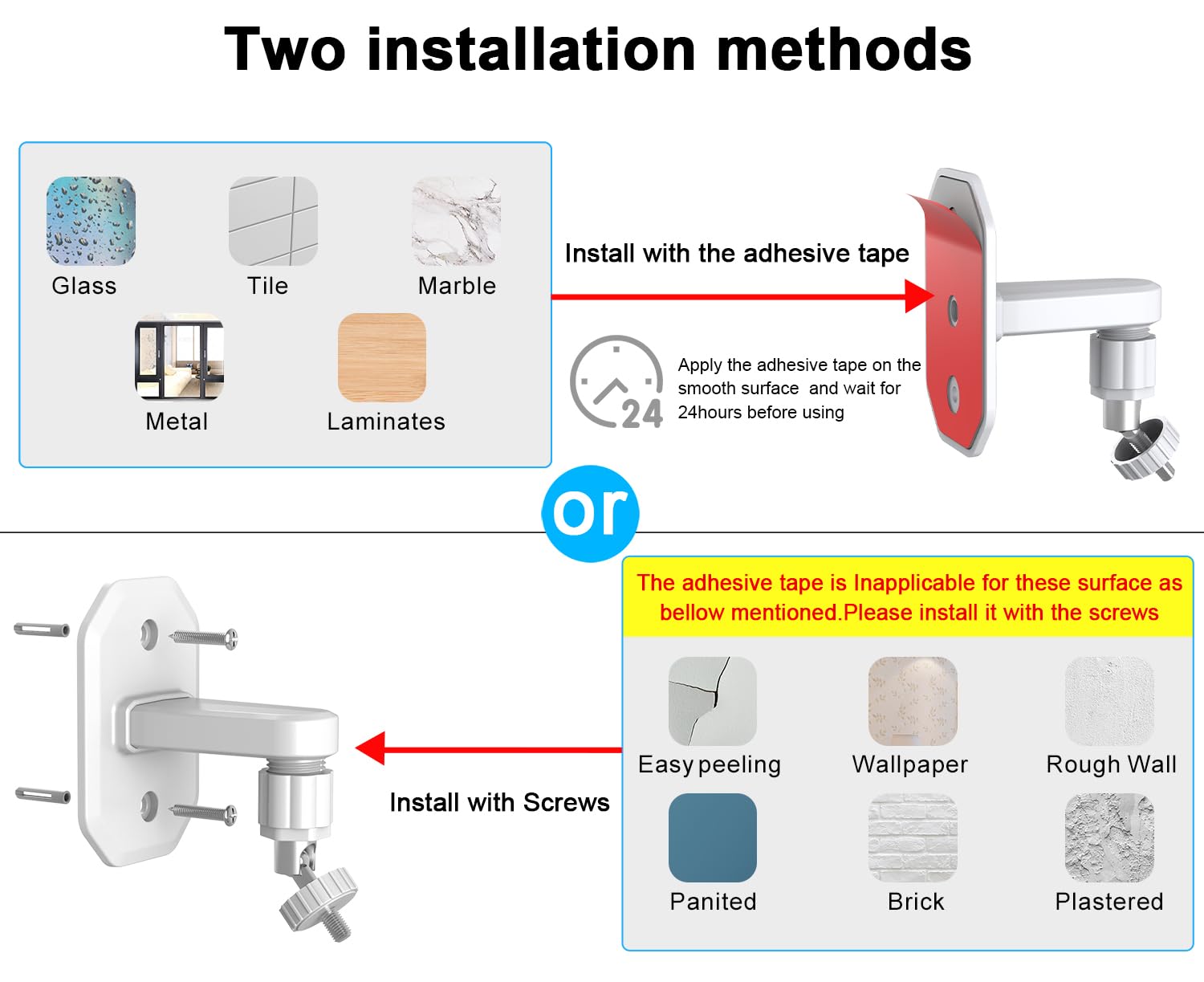 AOZTSUN easy installation with clear instructions and tape.