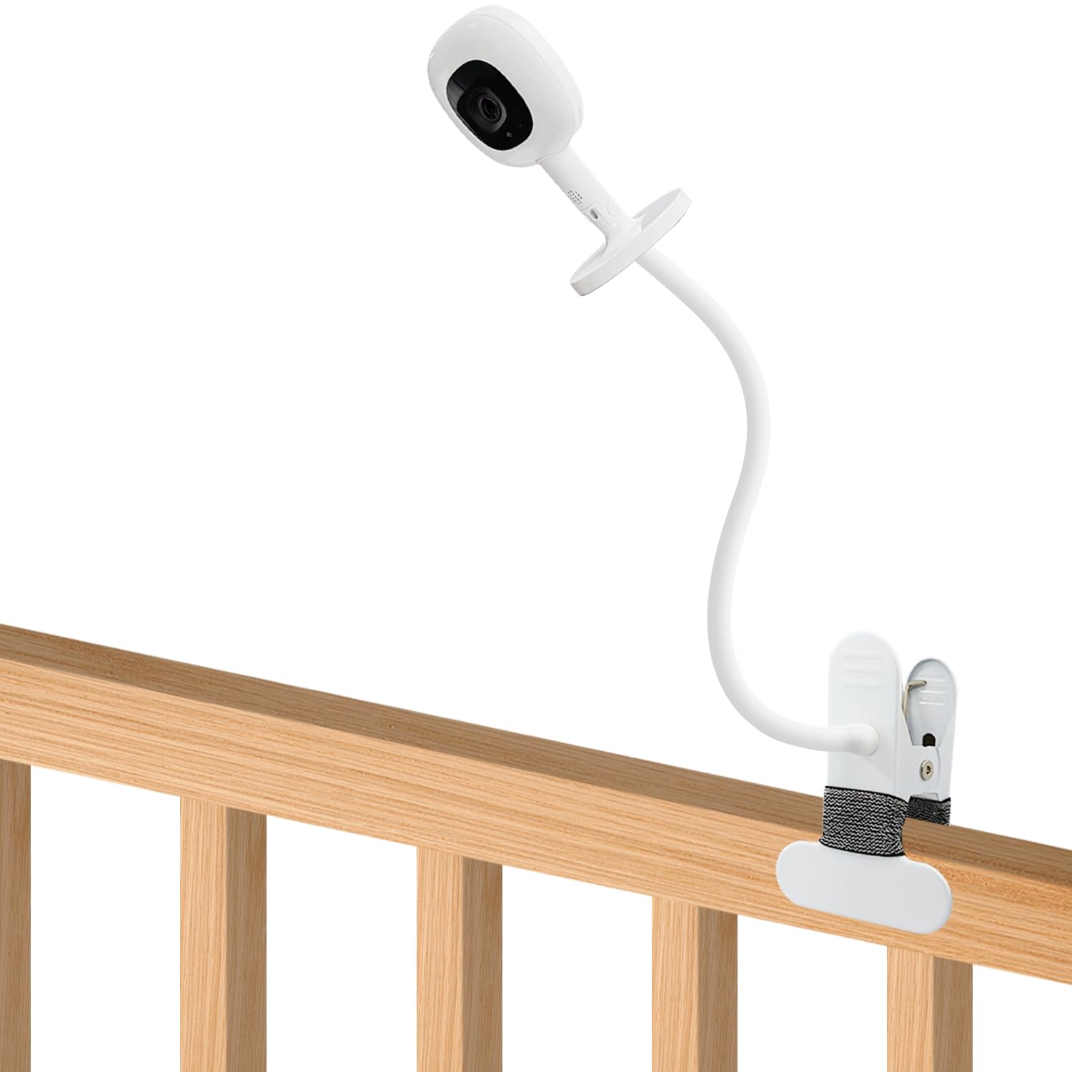 AOZTSUN flexible baby monitor mount with clip for portable setup.