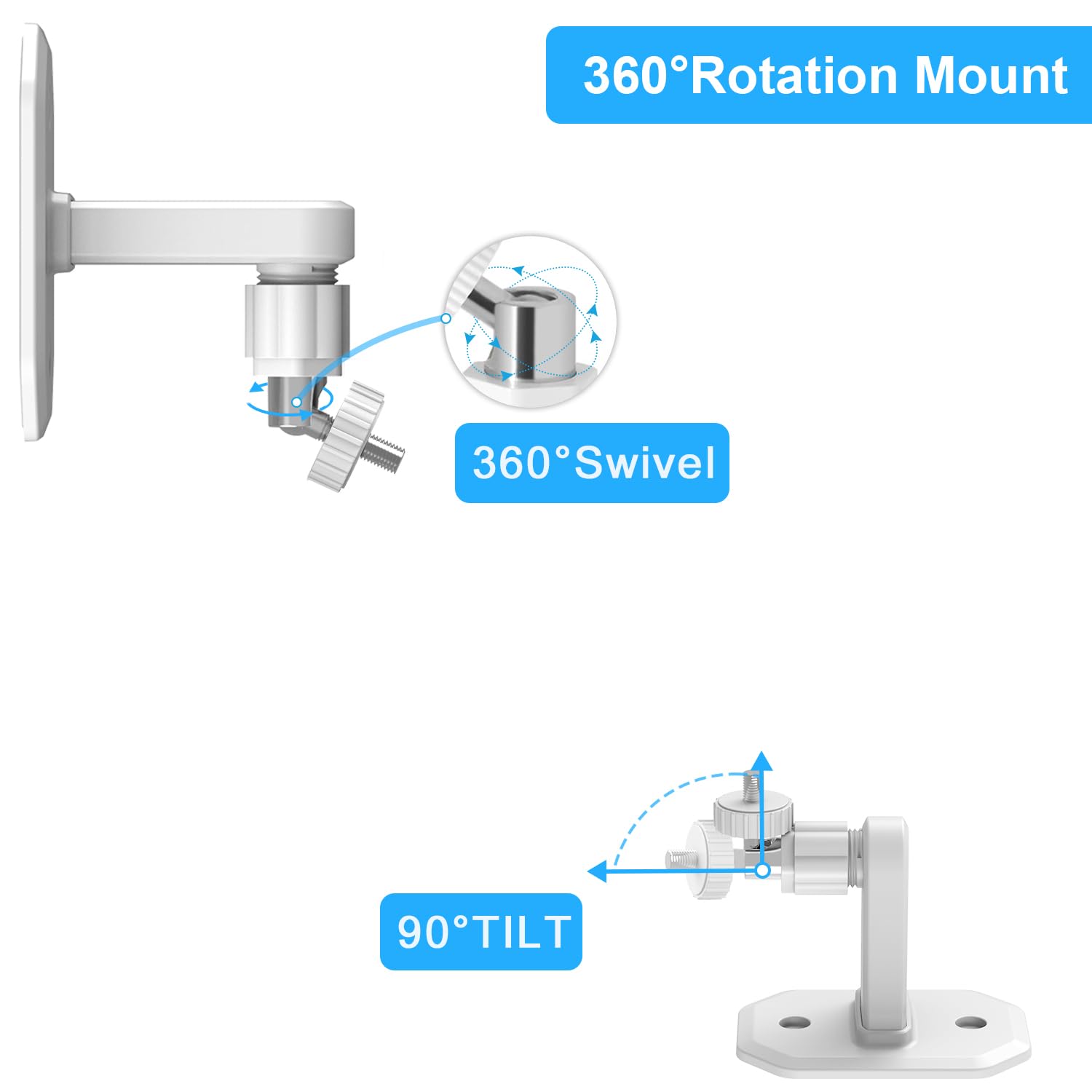 AOZTSUN no blind spot design ensures complete room coverage.