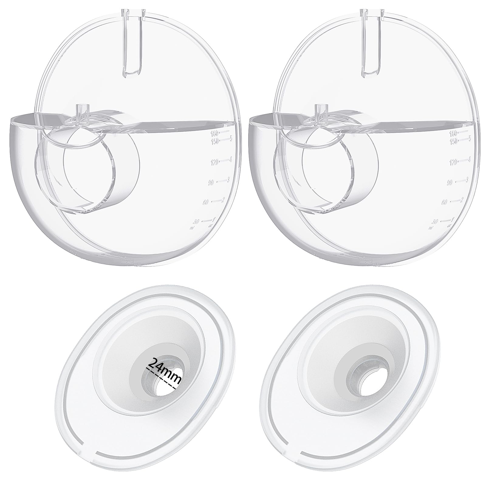 APMOOM 24mm double-sealed flange for a snug, comfortable fit.