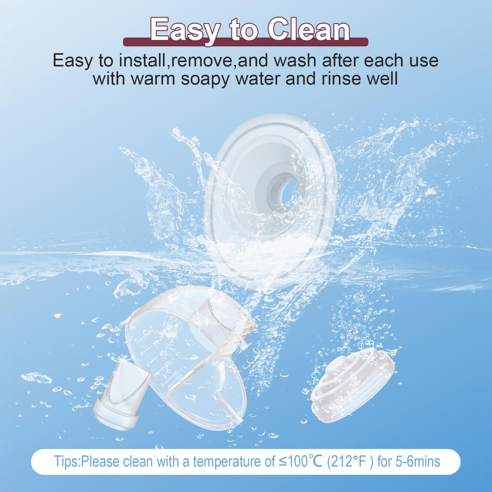 APMOOM silicone diaphragms (8pcs) offer gentle contact for comfortable pumping sessions.