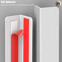 Apoctsddo corner guard in close-up shows 1.58-inch width for flush fitting.