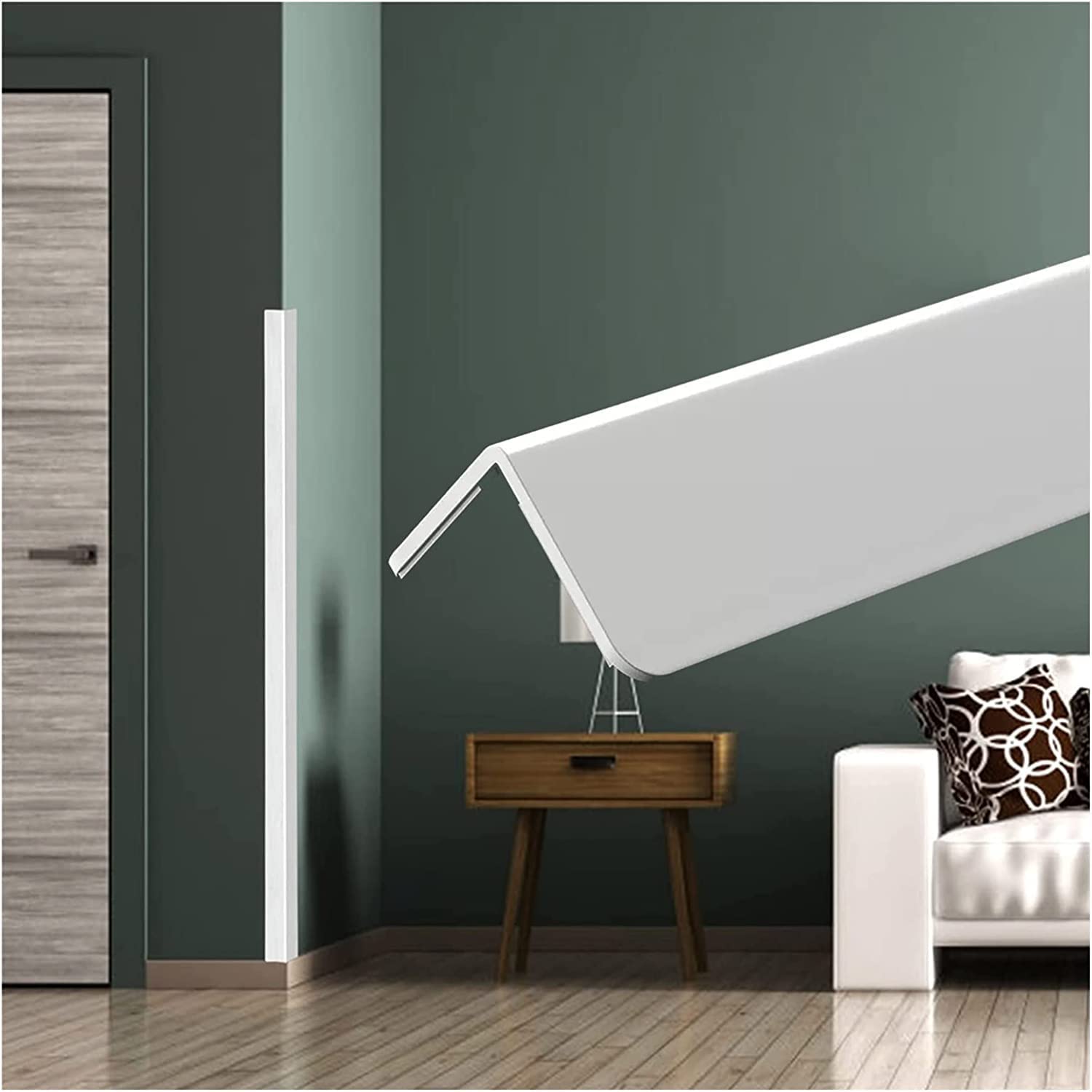 Apoctsddo self-adhesive backing visible during simple wall installation