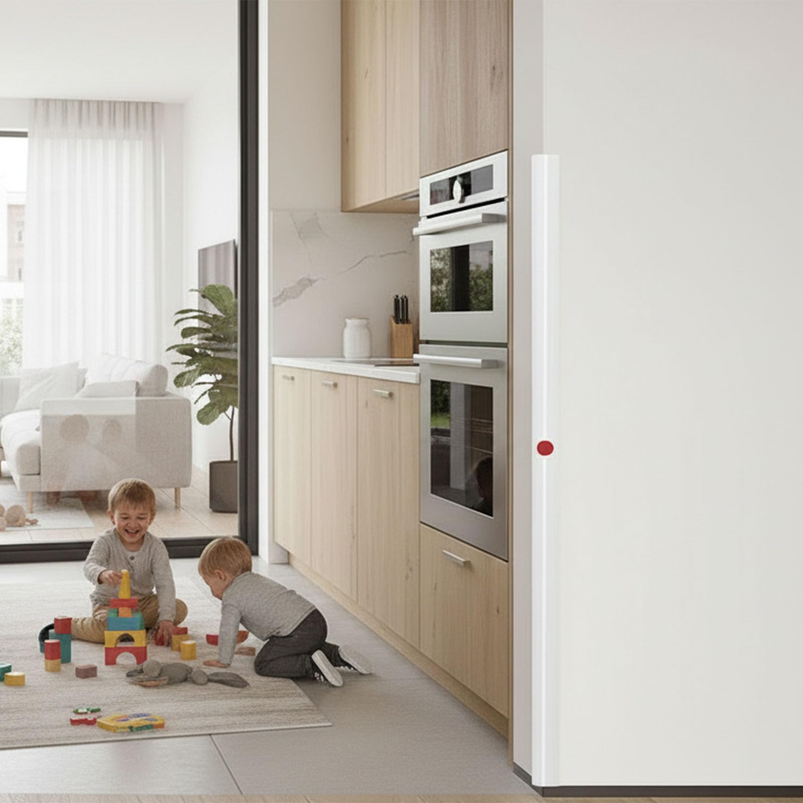 Apoctsddo 4-piece package facilitates whole-room edge protection planning.