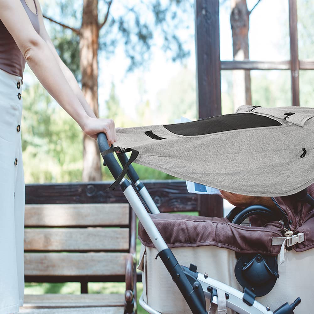 Apol pram sunshade easy installation with elastic bands