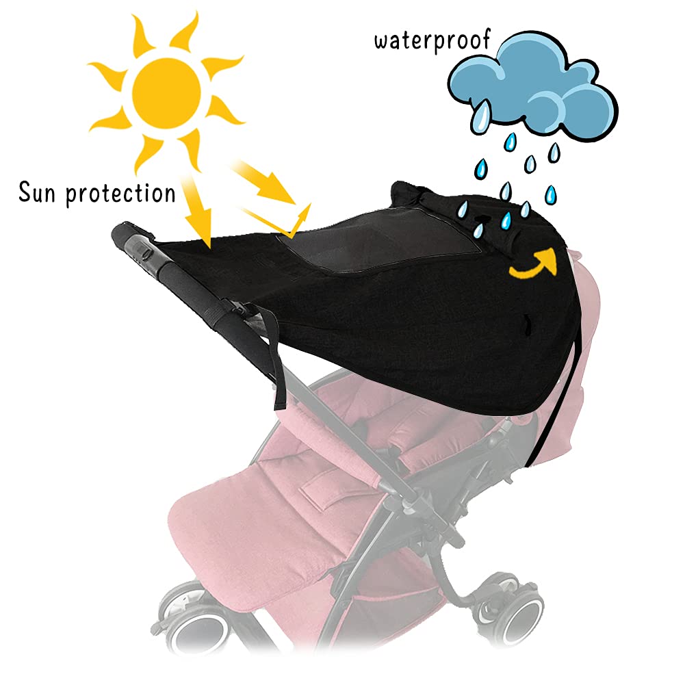 Apol Pram Sunshade with universal fit adapts to most strollers