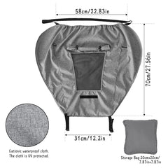 Apol pram sunshade with UV protection 50+ for outdoor use