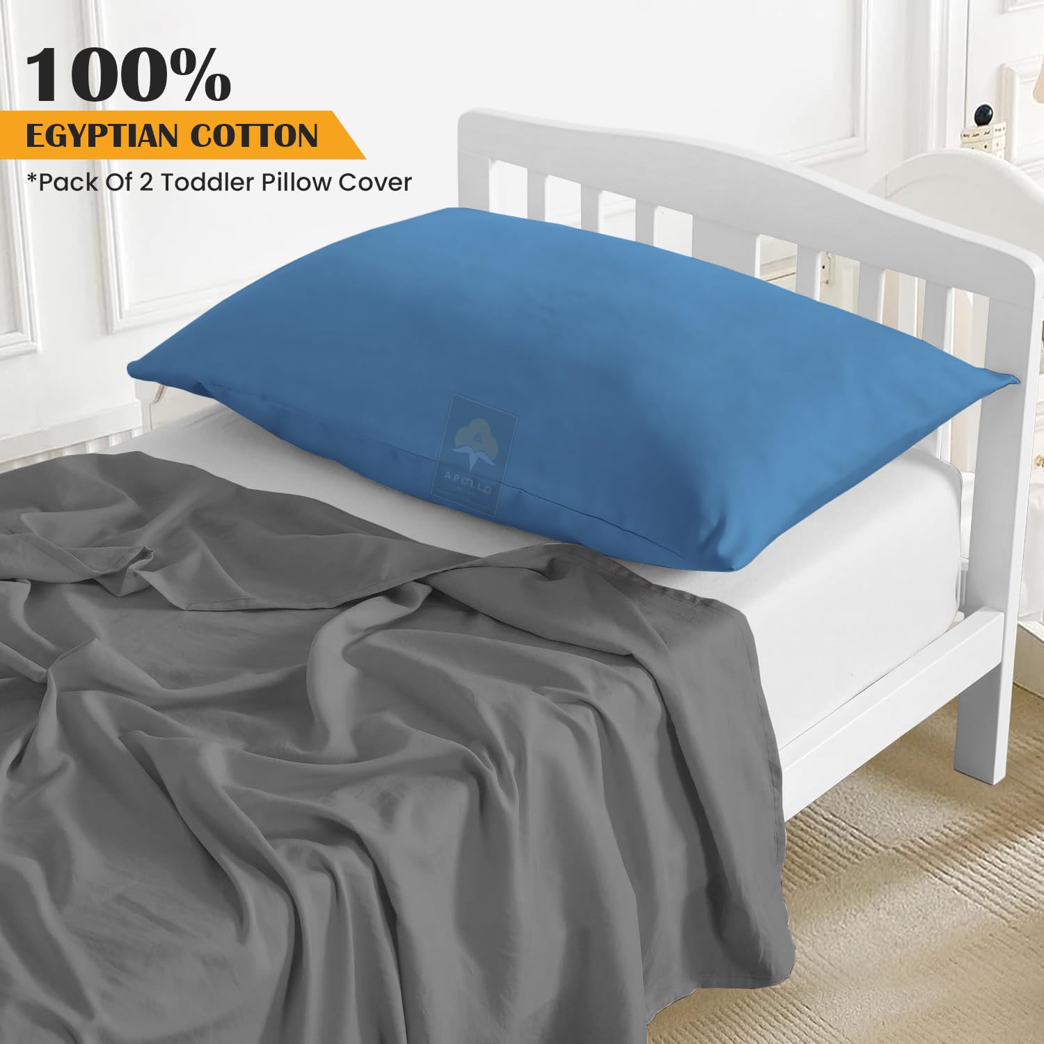 Apollo Cotton closeup Egyptian cotton texture highlights premium quality.
